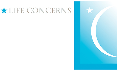 Contact Details. life concerns logo